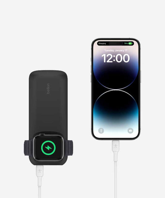 Belkin Power Bank BoostCharge Pro Fast Wireless Charge Watch + Power Bank 10.000 شاحن لاسلكي بسعة 10.000 أمبير